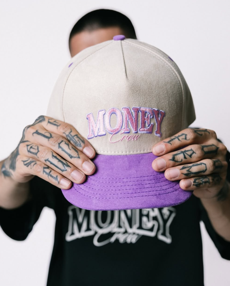 Helvete - Gorra Money Crew Rosada