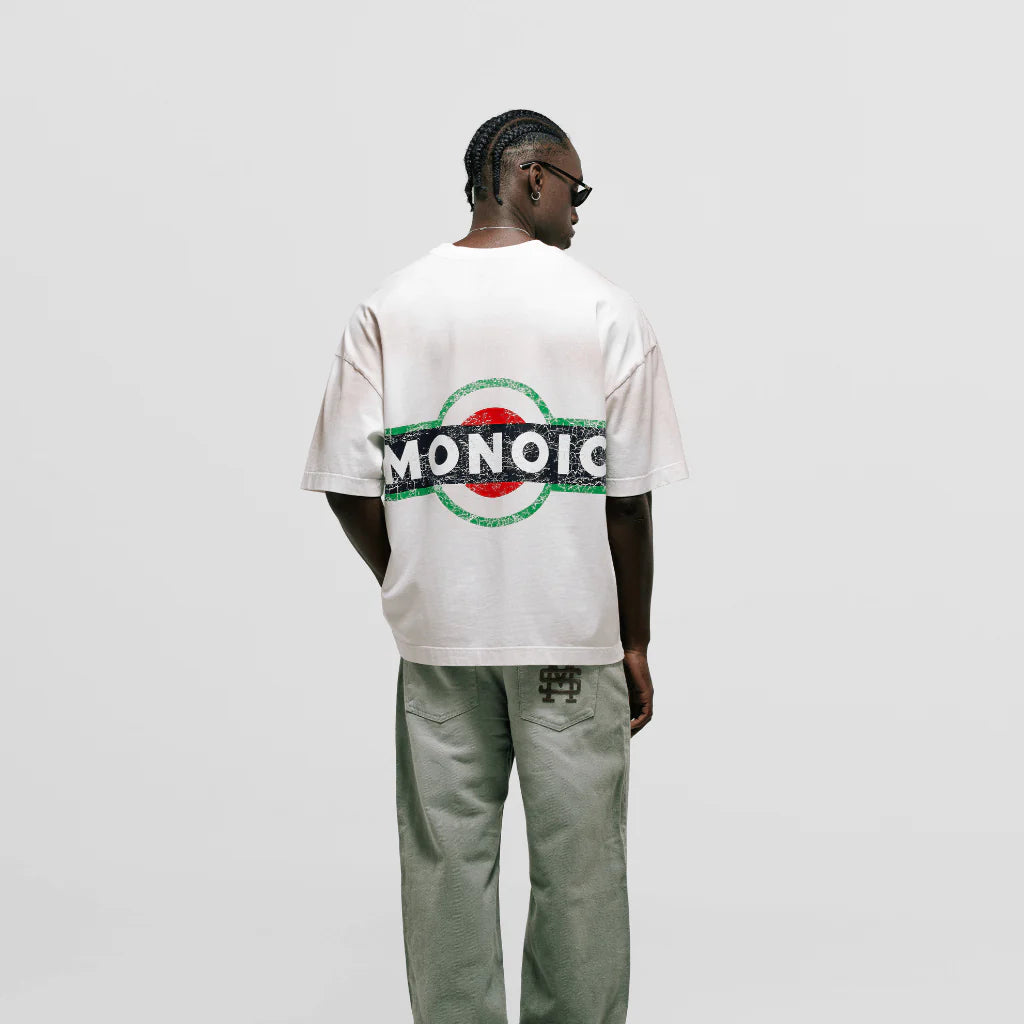 Monoic -  Camiseta Tutto Bene Boxy Fit Martini Blanca Hueso