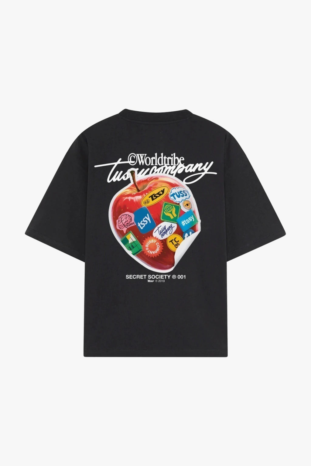 TUSSY | REMERA OVERSIZE STICK (NEGRO)