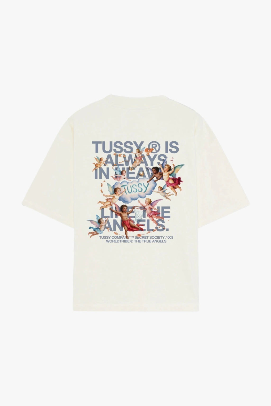 TUSSY | REMERA OVERSIZE ANGELS (BLANCO)