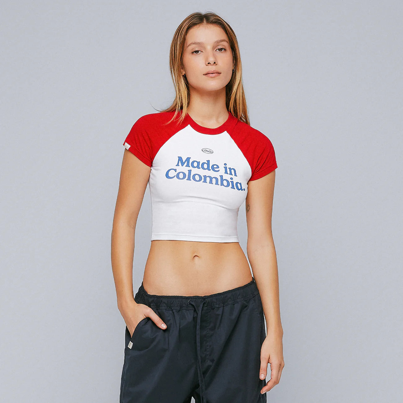 True - Colombia Baby Tee - Roja