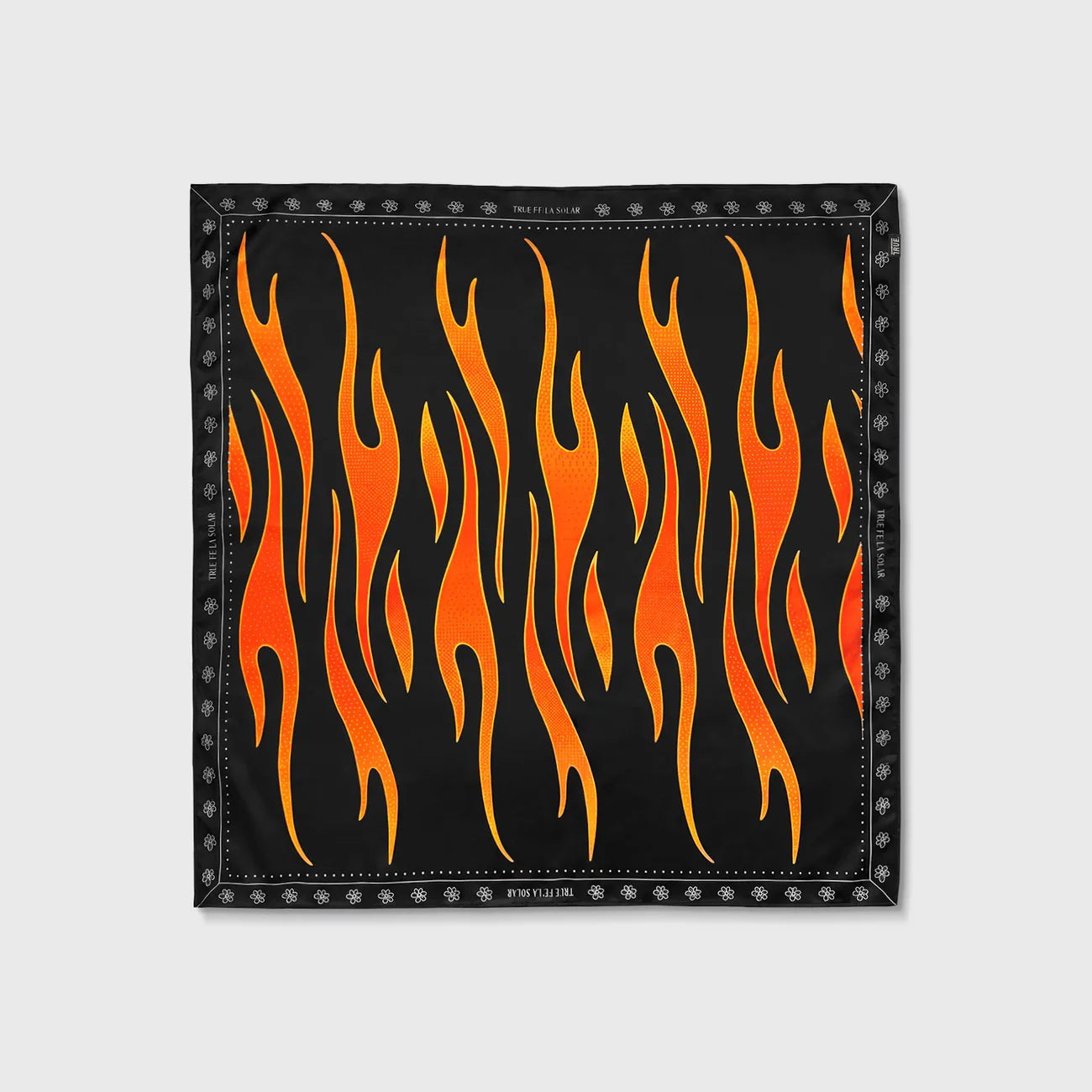 True - Flames Bandana - Negra