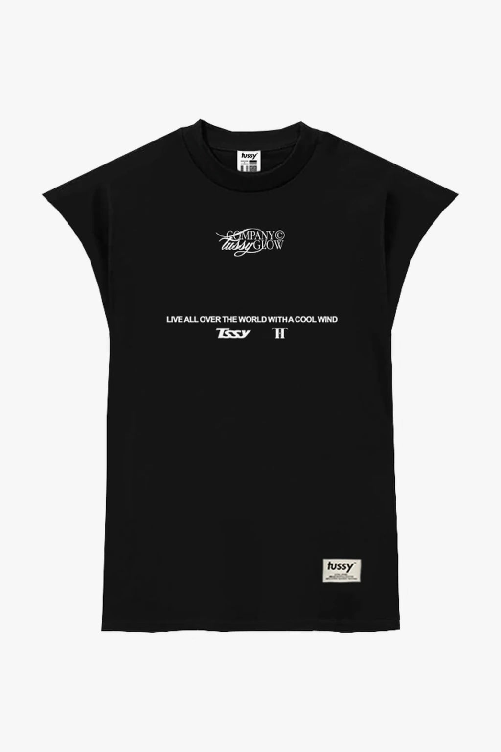 TUSSY | MUSCULOSA OVERSIZE YAT (NEGRO)