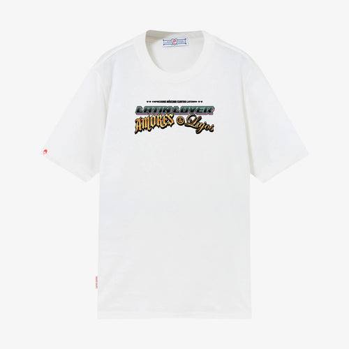 CAMISETA AMORES Y LUJOS CREMA