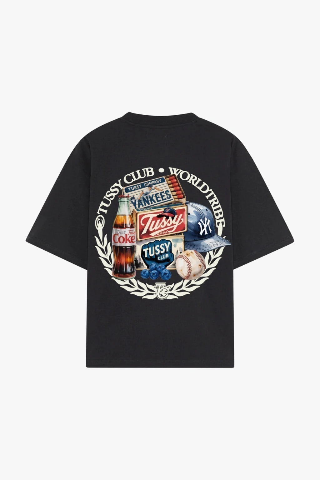 TUSSY | REMERA OVERSIZE CATENA (NEGRO)