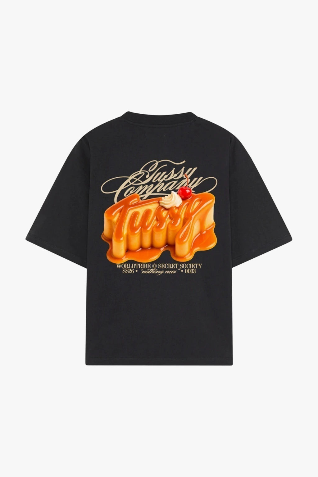 TUSSY | REMERA OVERSIZE CUSTARD (NEGRO)