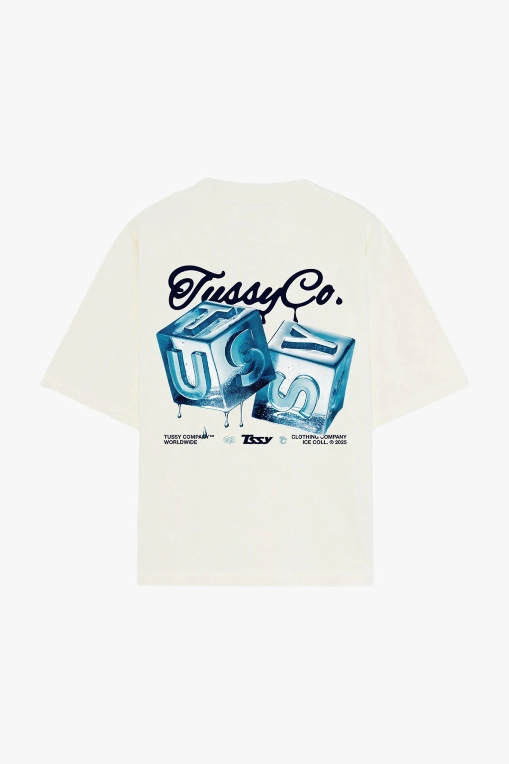 TUSSY | REMERA OVERSIZE ICE (HUESO)