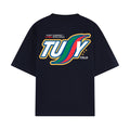 REMERA OVERSIZE ITALY Negra