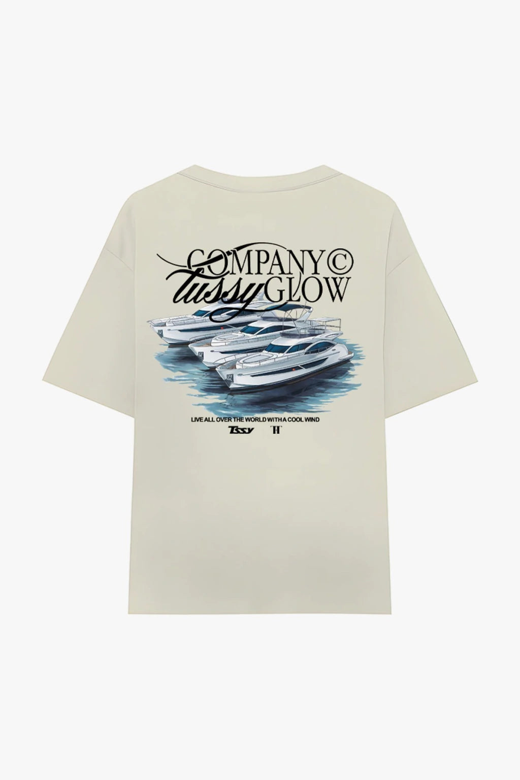 TUSSY | REMERA OVERSIZE YAT (BEIGE)