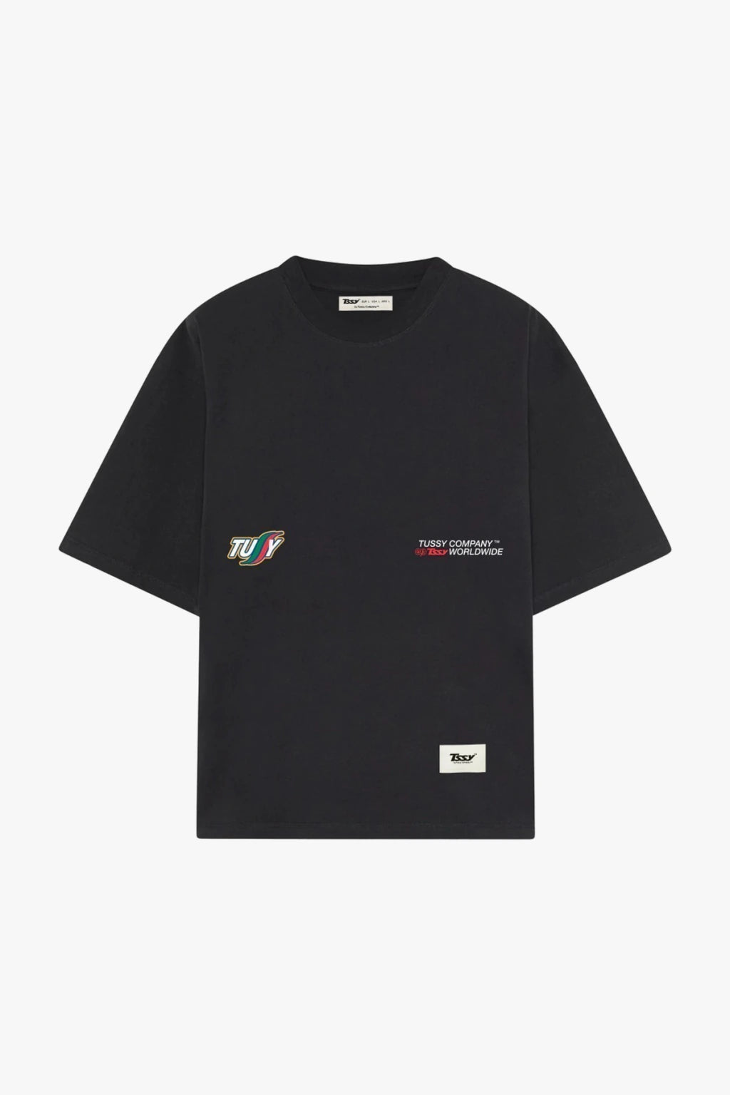 TUSSY | REMERA OVERSIZE ITALY (NEGRO)