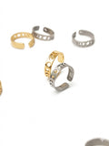 SKULL | Anillo Fases Lunares (PLATEADO)