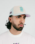 HELVETE | GORRA BEIGE / VERDE H (VERDE)