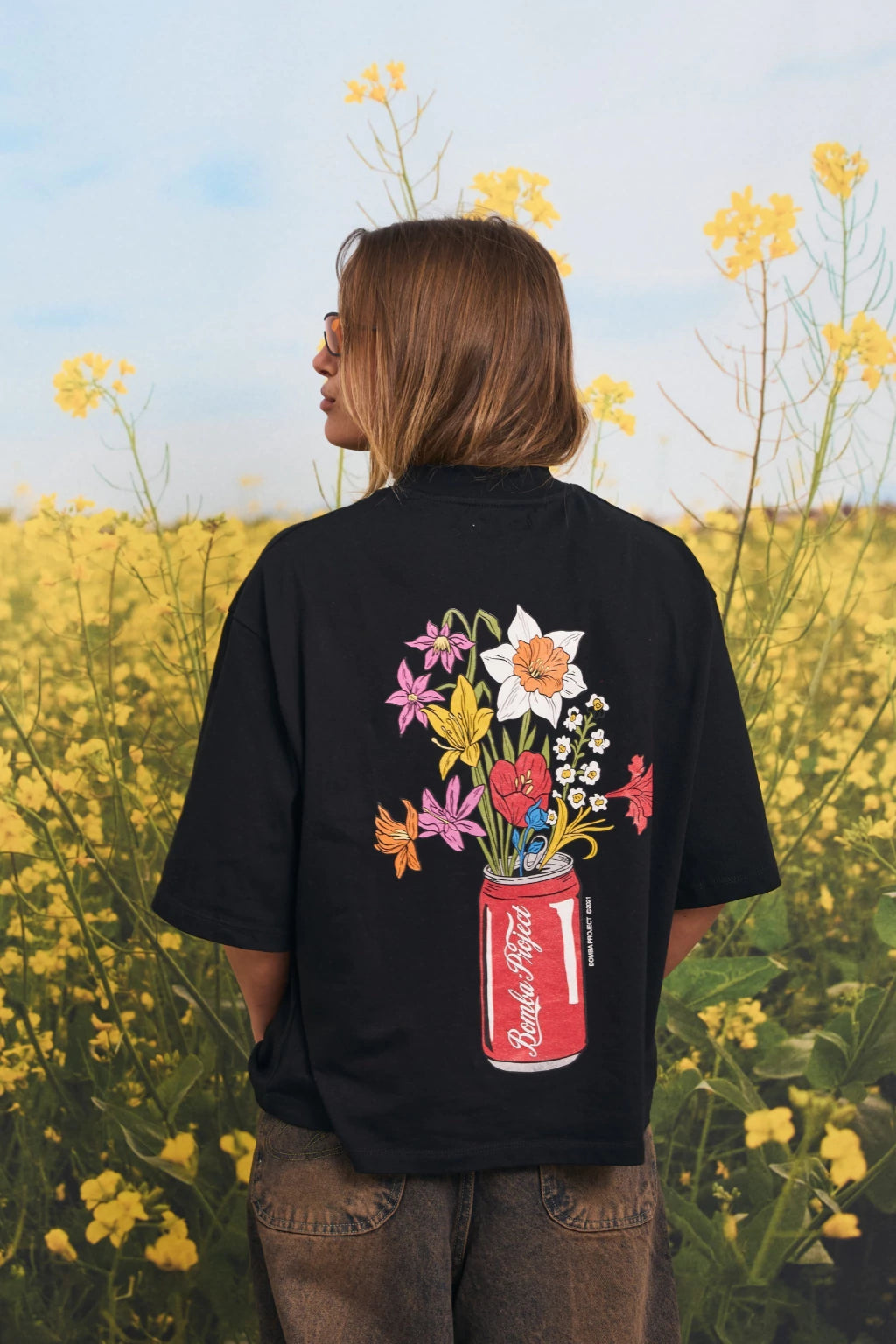 BOMBA - REMERA NEGRA REFRESH