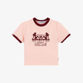 LATIN LOVER | BABY TEE SUFRIDOS CLUB ROSADO VINO
