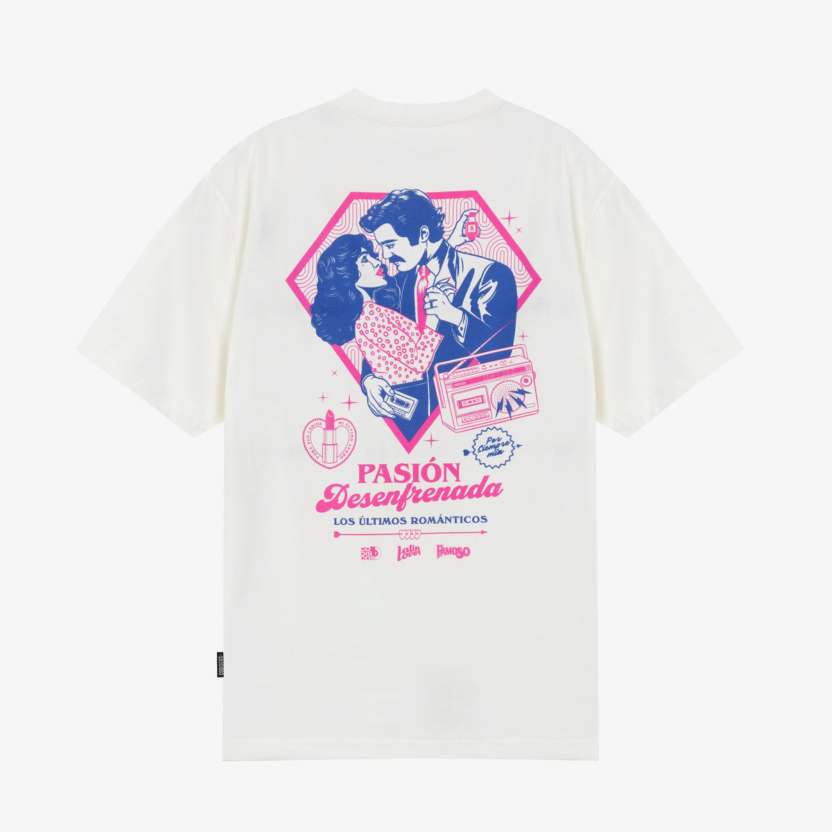LATIN LOVER | CAMISETA PASION DESENFRENADA (CREMA)