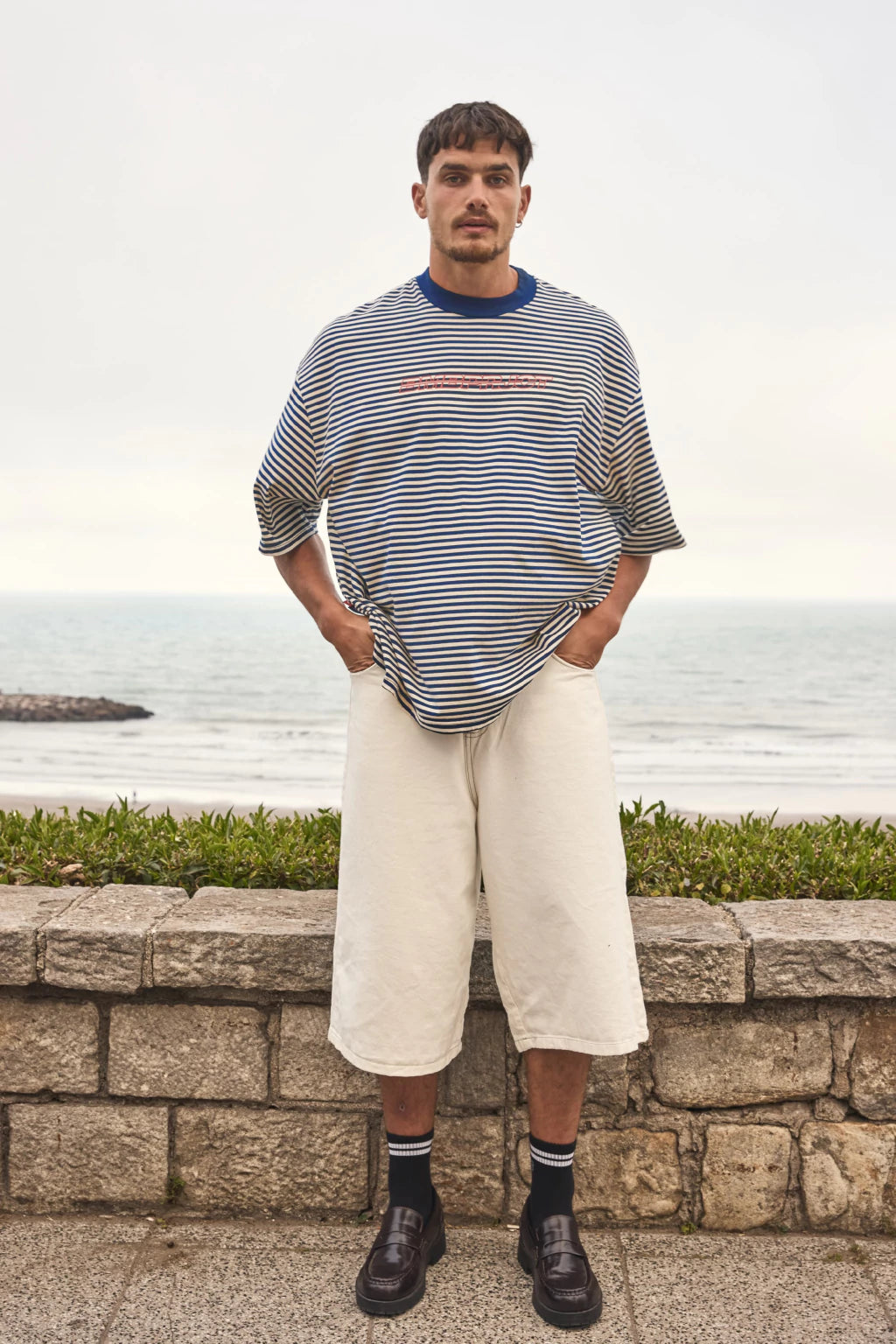 BOMBA | REMERA STRIPES AZUL - PM HEAT